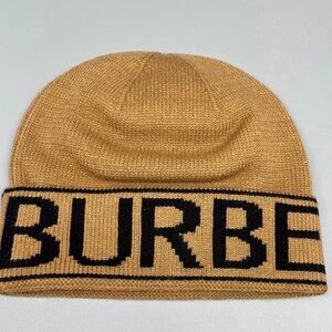 Burberry Intarsia Winter Hat Beanie Skull Cap Toque